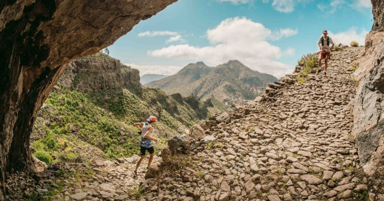 Corredores de la Transgrancanaria durante una edición anterior